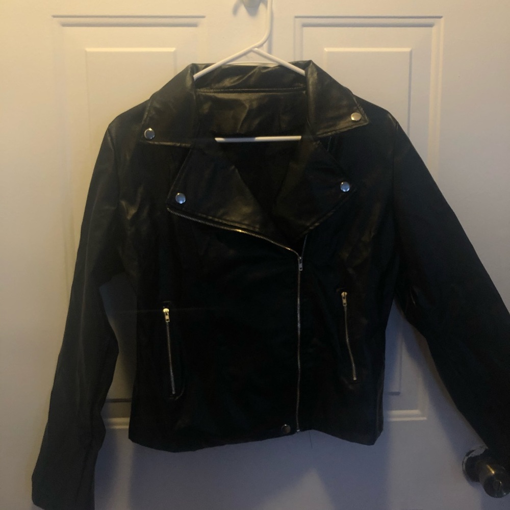 Lightweight leather jacket